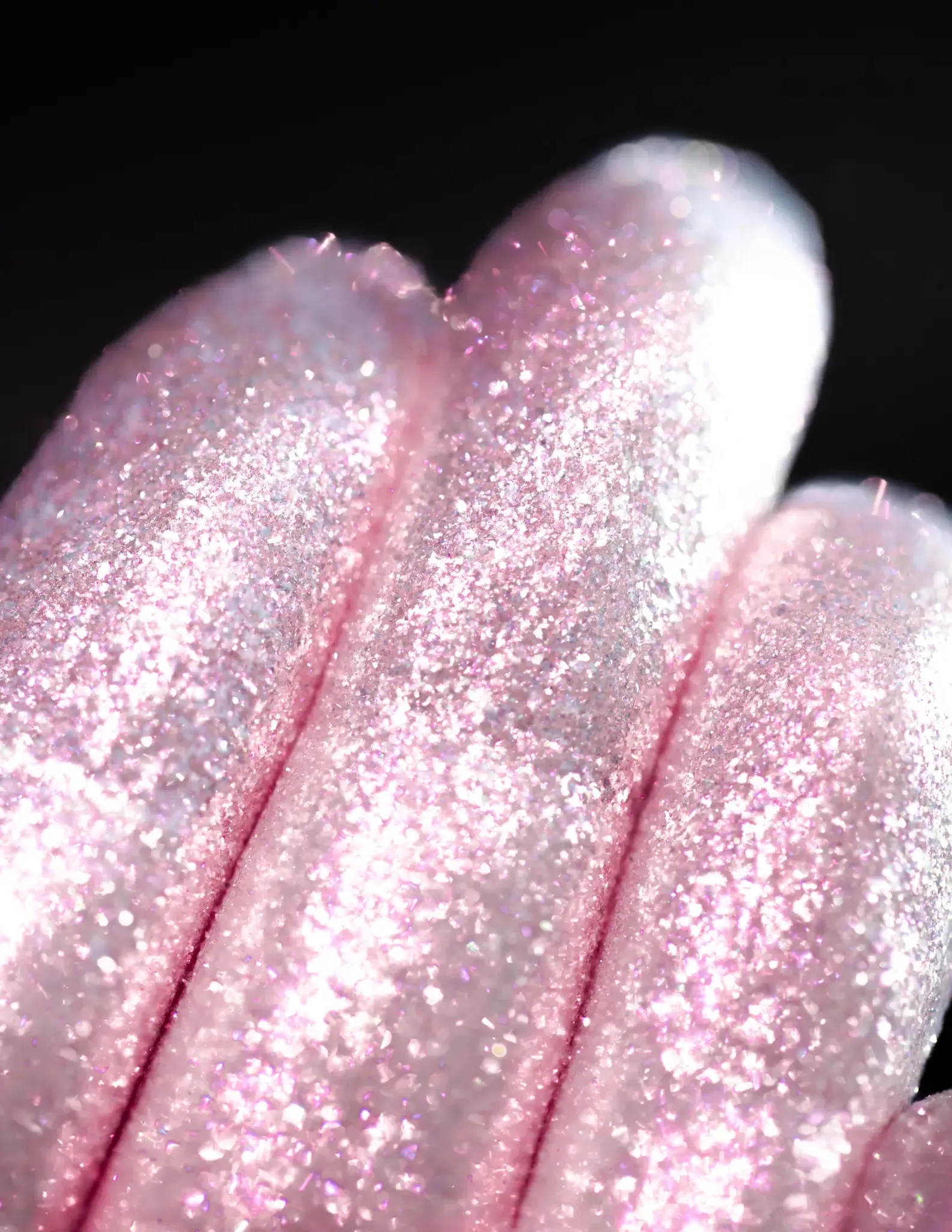 #03 White Pink Eyeshadow Glitter