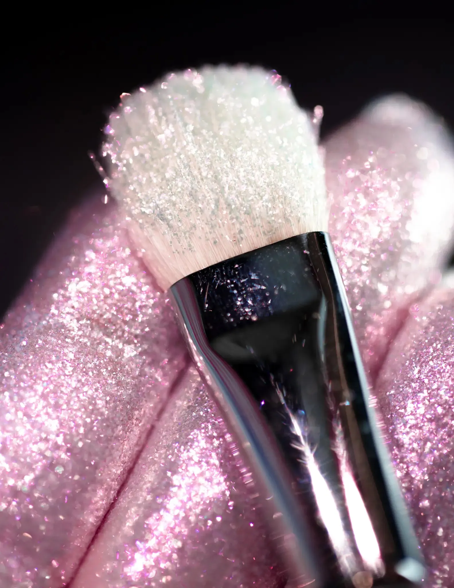 #03 White Pink Eyeshadow Glitter
