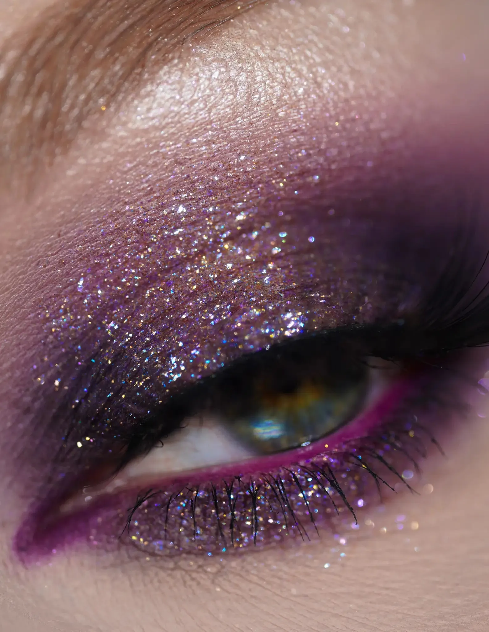 #07 Purple Eyeshadow Glitter