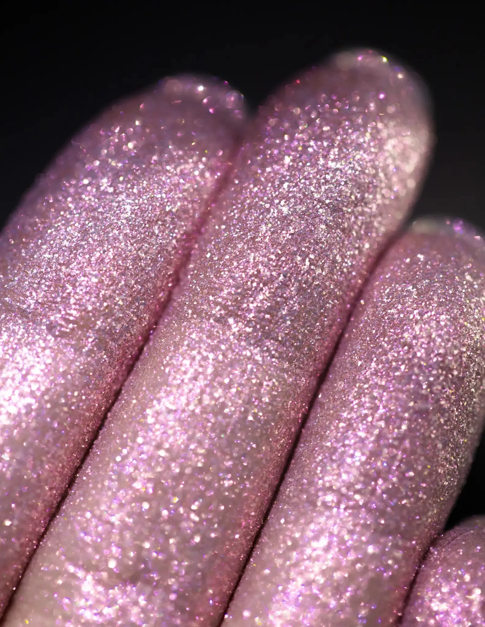 #17 Gray Pink Eyeshadow Glitter