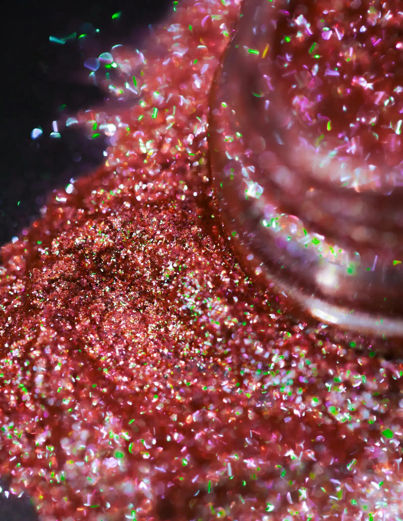 #18 Red Green Eyeshadow Glitter
