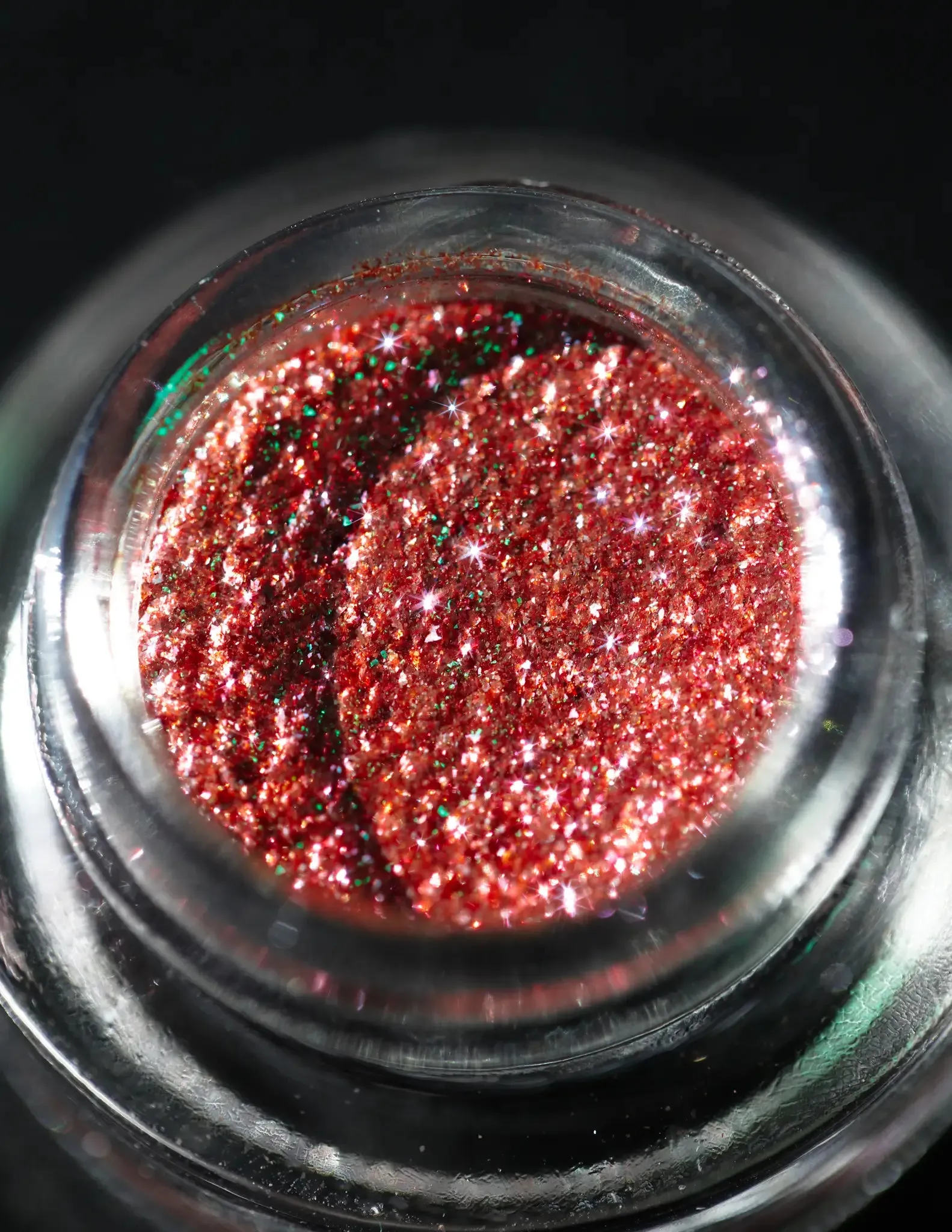 #18 Red Green Eyeshadow Glitter