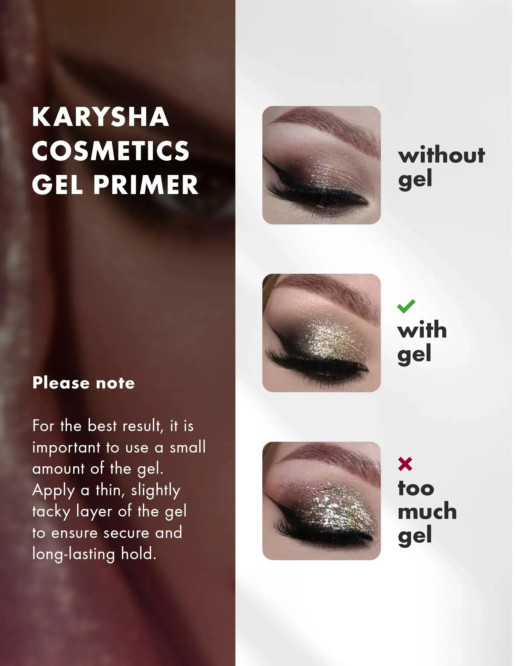 #25 White Gold Eyeshadow Glitter