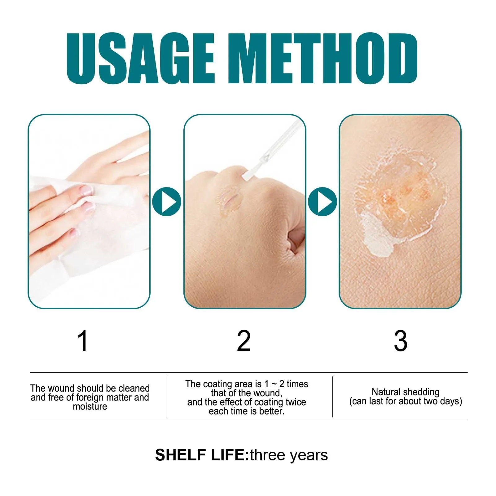2Pcs 10ml Liquid Bandage Transparent, Gel Bandage Plaster, Liquid Band Aid Waterproof Breathable Gel Bandage Plaster for Skin Repairing