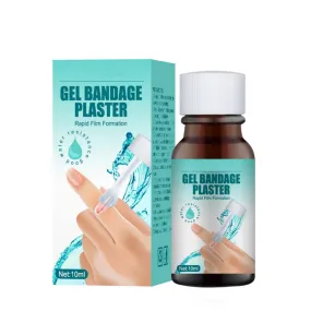 2Pcs 10ml Liquid Bandage Transparent, Gel Bandage Plaster, Liquid Band Aid Waterproof Breathable Gel Bandage Plaster for Skin Repairing
