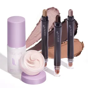 3-in-1 Eye Makeup Kit(5pcs)-Cocoa Set