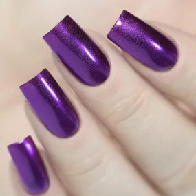 Amethyst (NA023) - Dark Purple Mirror Nail Art Powder