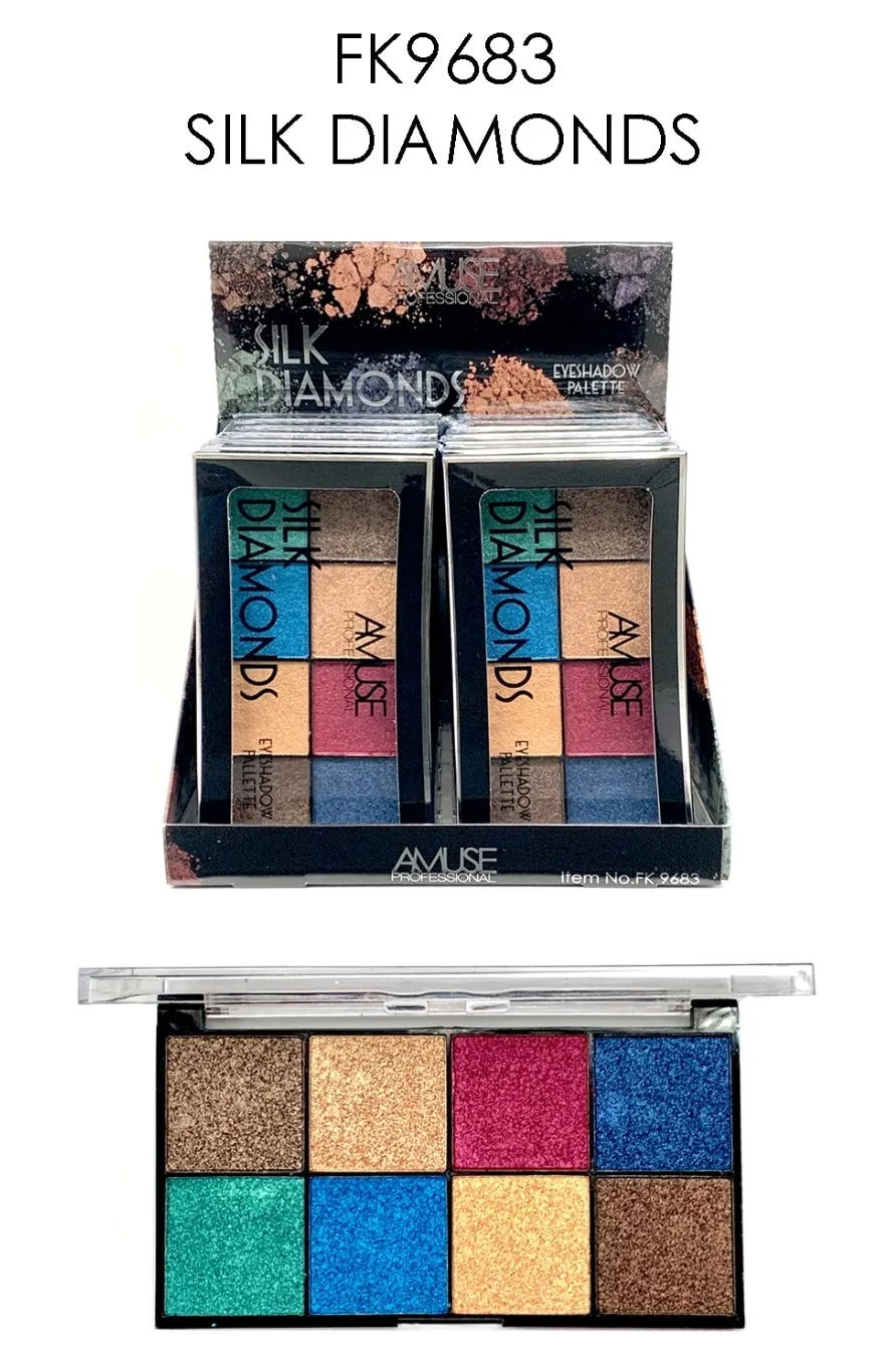 AMUSE Silk diamonds palette (12pc Display, $3.50each)