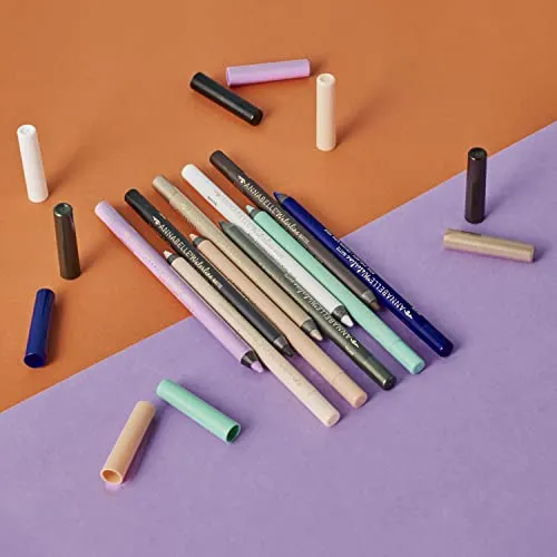 Annabelle Waterline Matte Kohl Eyeliner Pencil, Mint, Intense Colours, Matte Finish, Easy-To-Apply, Long-Lasting 10h, Waterproof, Transferproof, Cruelty-Free, 1.2 g