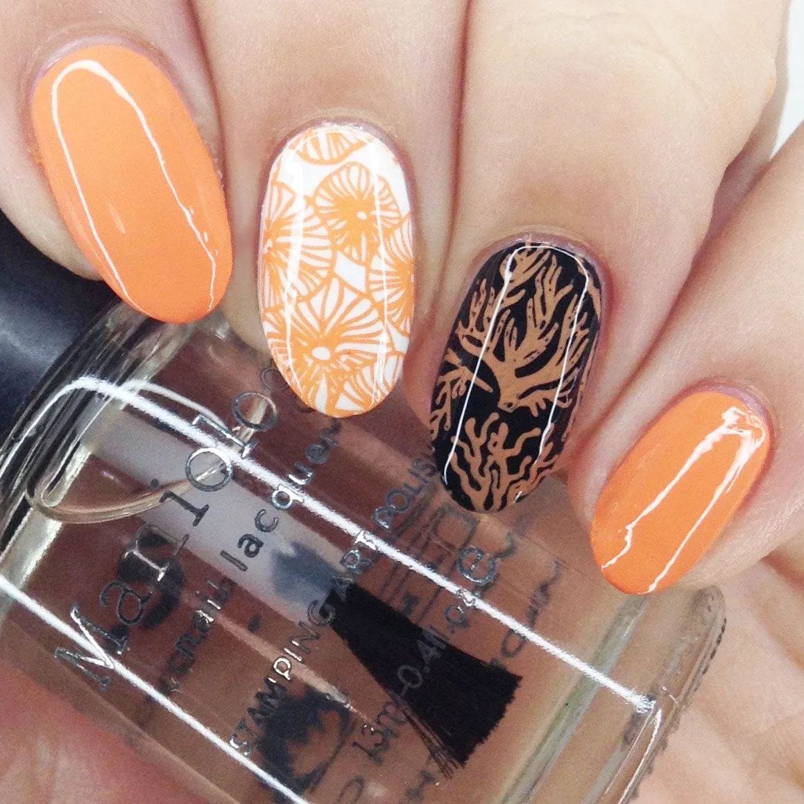 Carnation (B428) - Orange Cream Stamping Polish