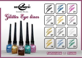 CHRISTINE GLITTER EYE LINER 12