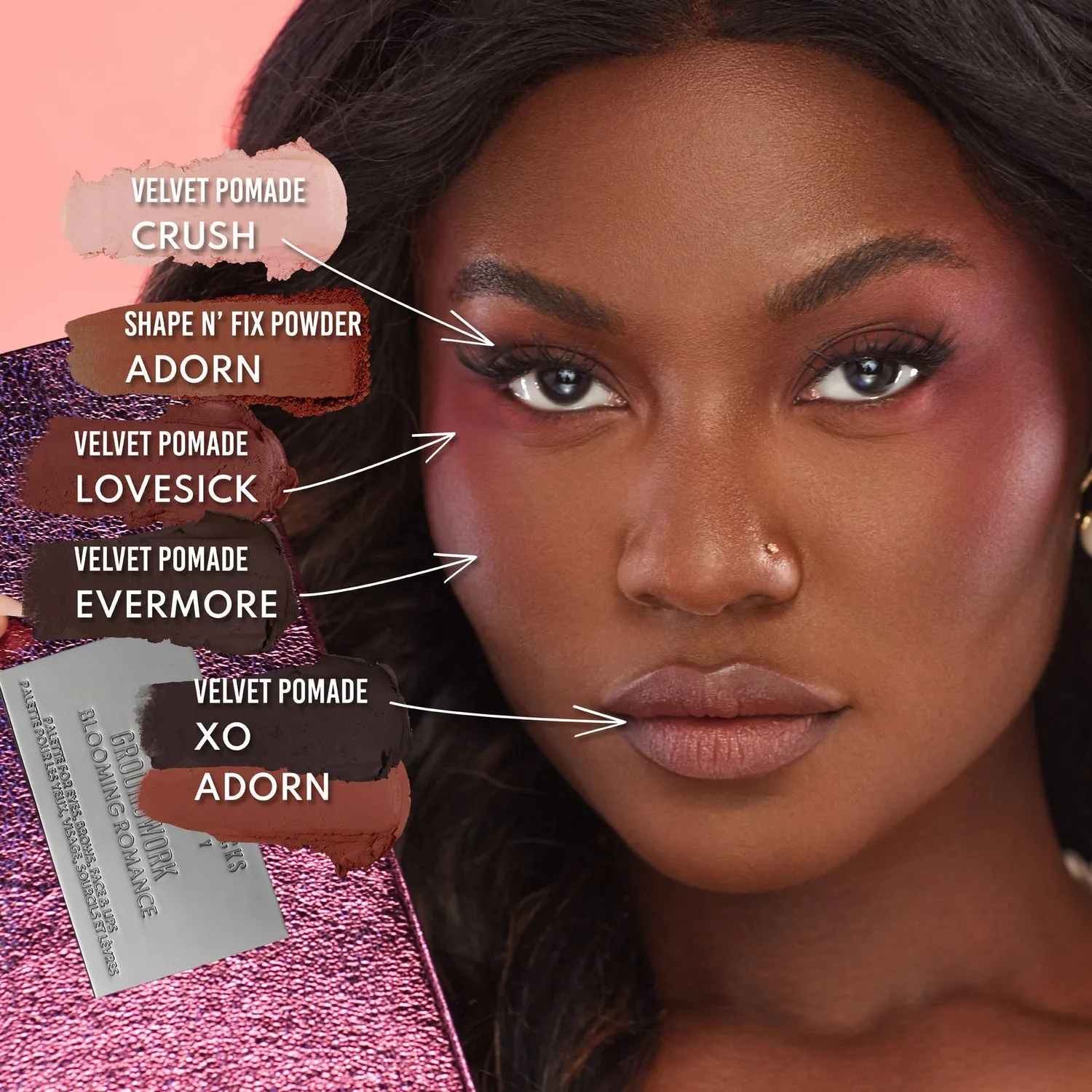 Danessa Myricks Beauty Groundwork Blooming Romance Palette