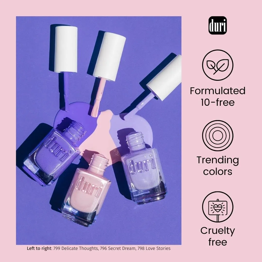 duri Nail Polish, 101S, Summer Dream, Pastel Yellow Shade, Semi Matte Finish, Full coverage, 0.45 Fl Oz