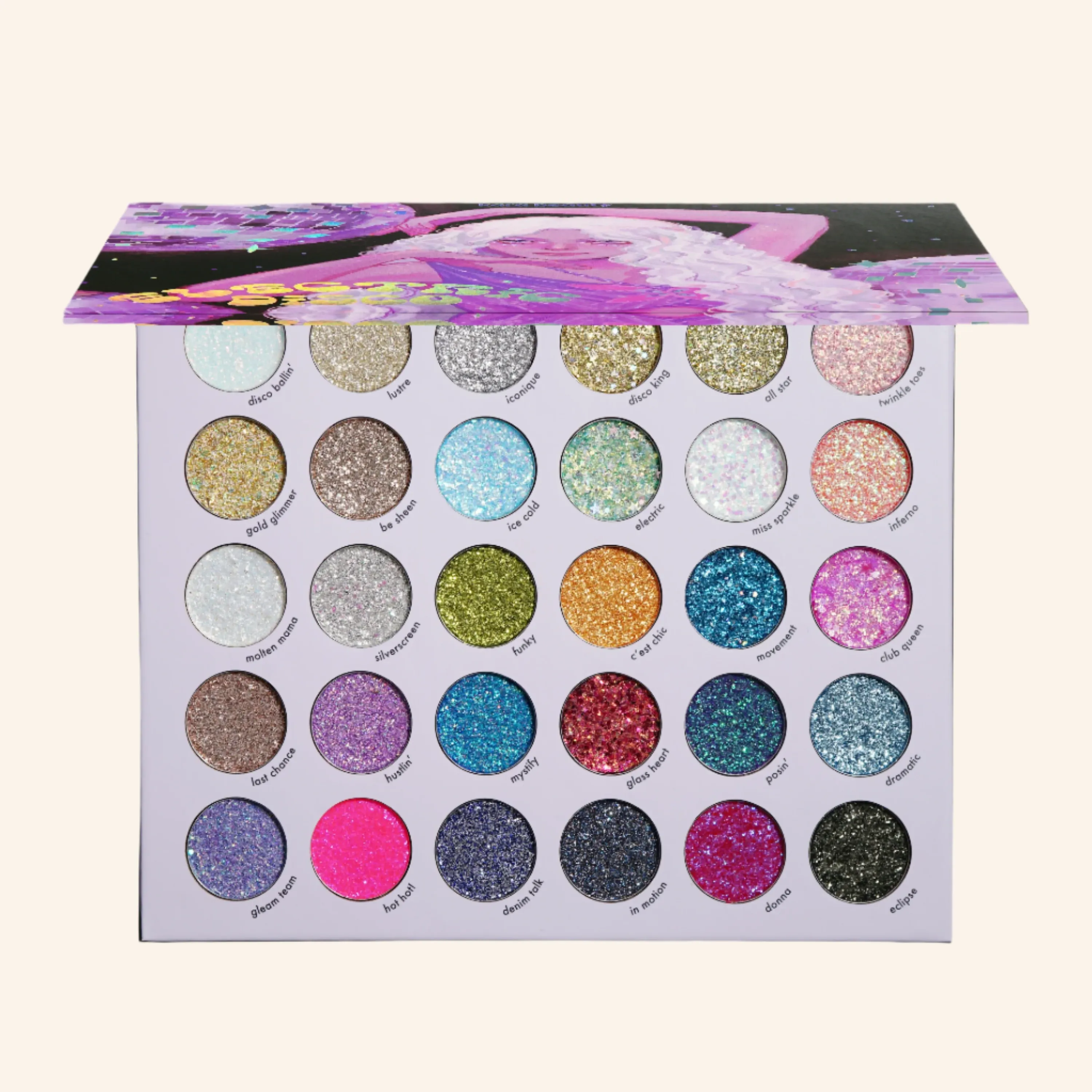 Electric Disco Pressed Glitter Palette