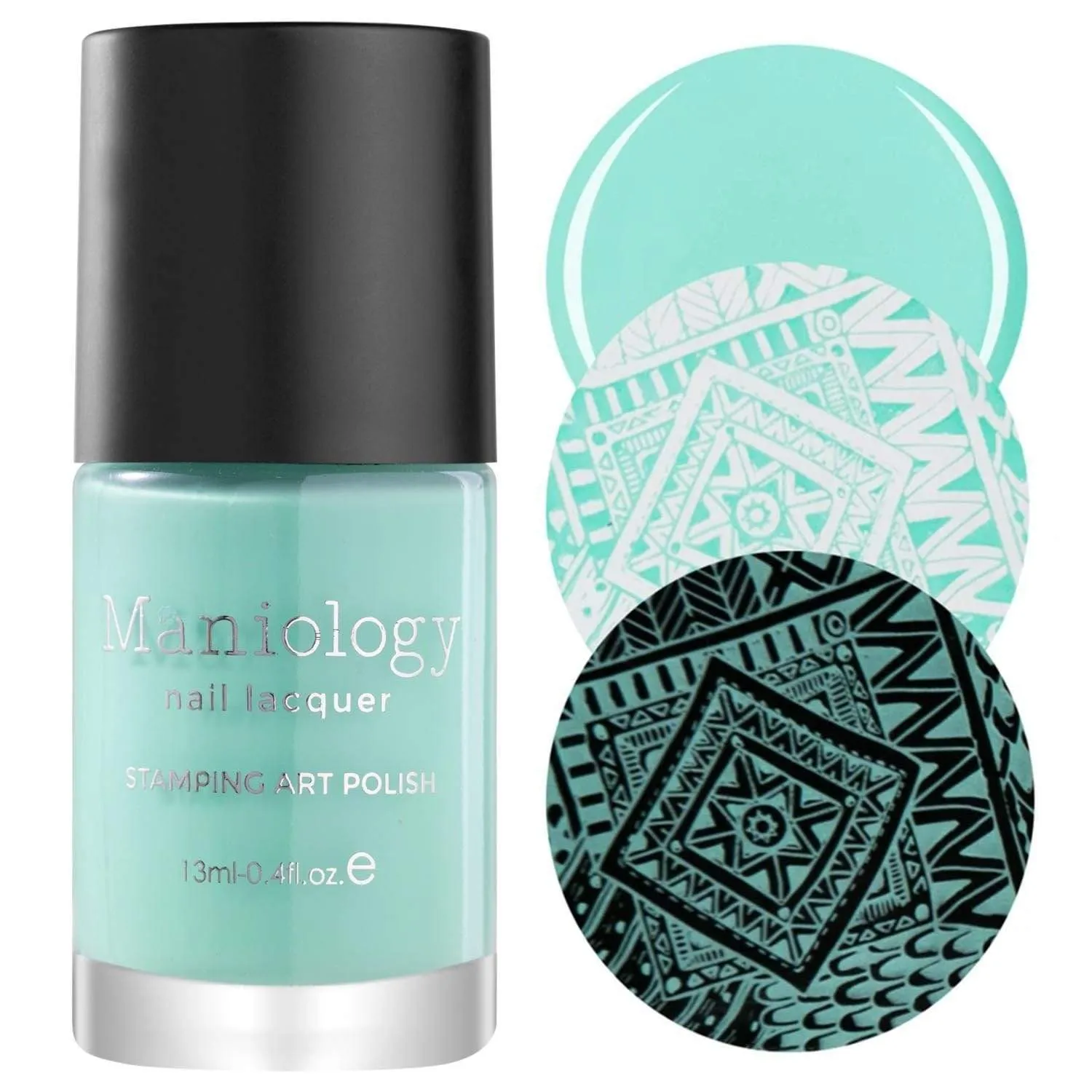 Electro Glo: 6-Piece Electric Pastel Stamping Art Polish Set