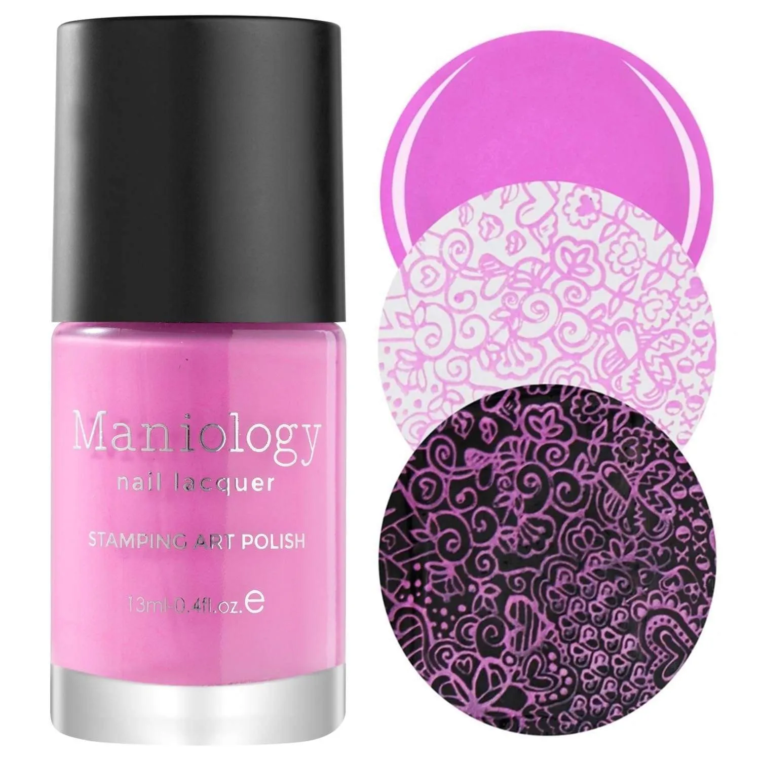 Electro Glo: 6-Piece Electric Pastel Stamping Art Polish Set