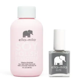 ella mila - Soy Polish Remover & On The Runway - .45oz