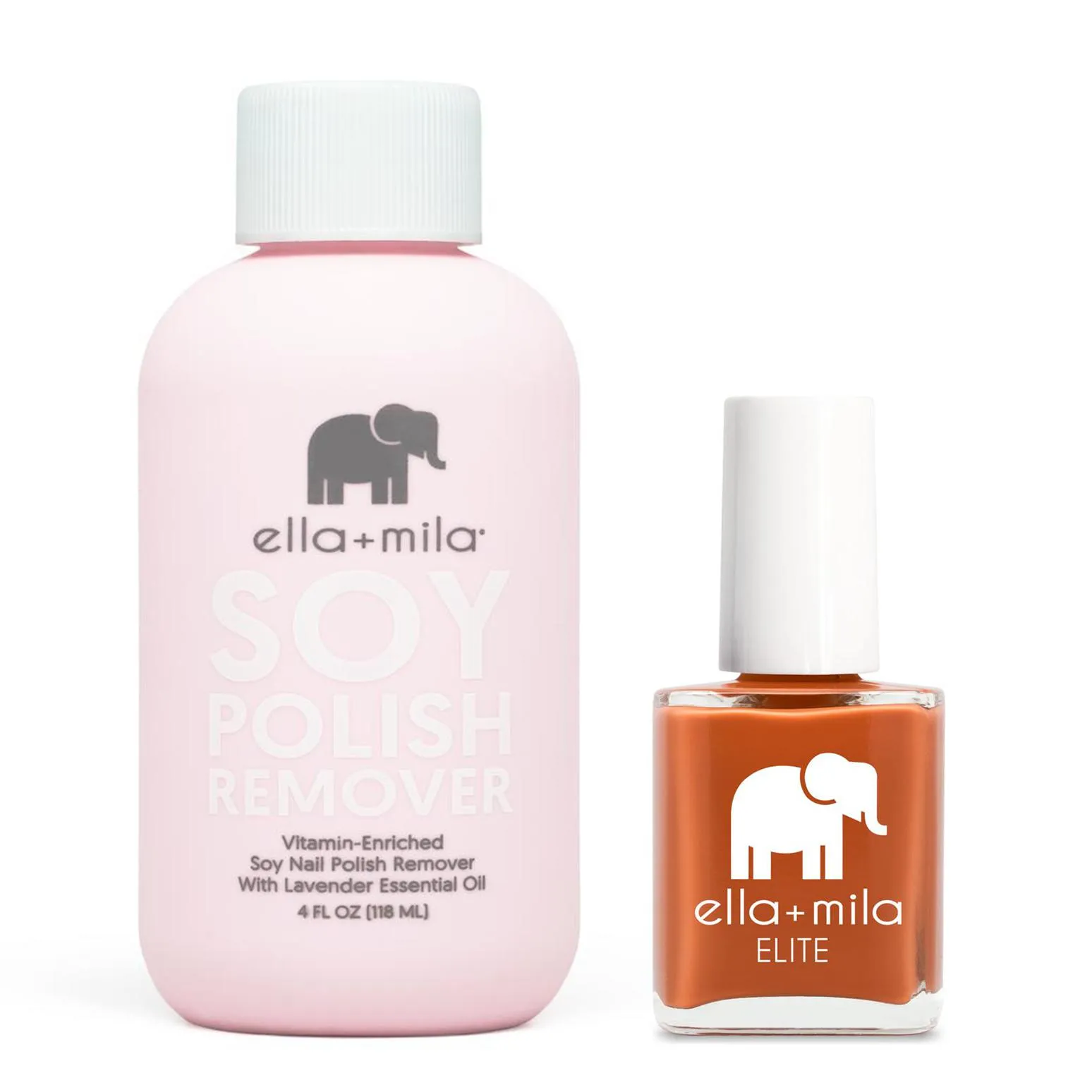 ella mila - Soy Polish Remover & Sunset Escape - .45oz
