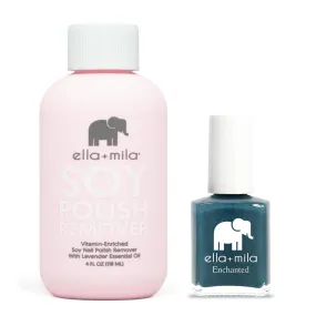 ella mila - Soy Polish Remover & Twilight - .45oz
