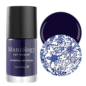 Essentials Primary Collection:  Midnight Madness (B188) Dark Blue Stamping Polish