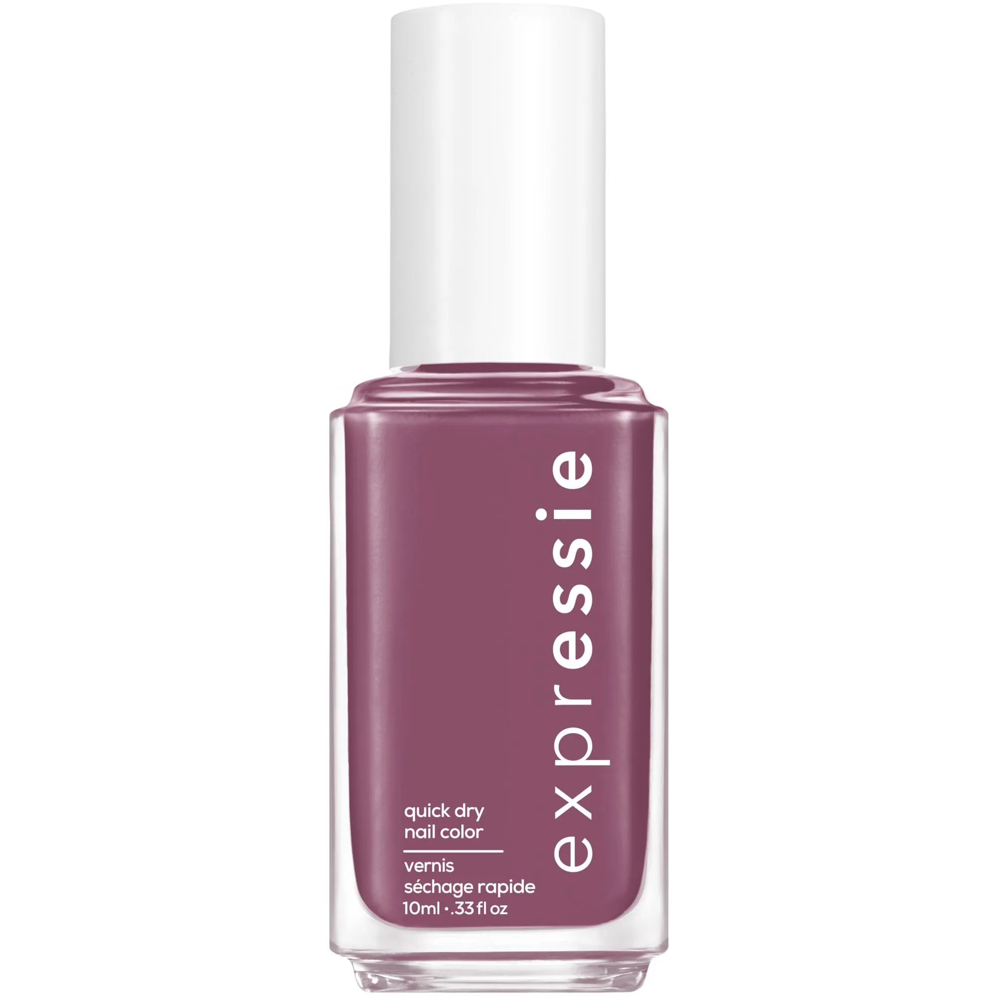 Essie expressie, Quick-Dry Nail Polish, 8-Free Vegan, Mauve Purple, Get A Mauve On, 0.33 fl oz