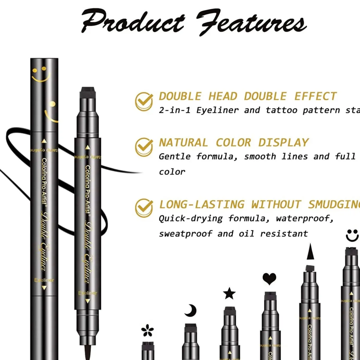 Facetreasures Luxury Eyeliner Style Pen And Stamps