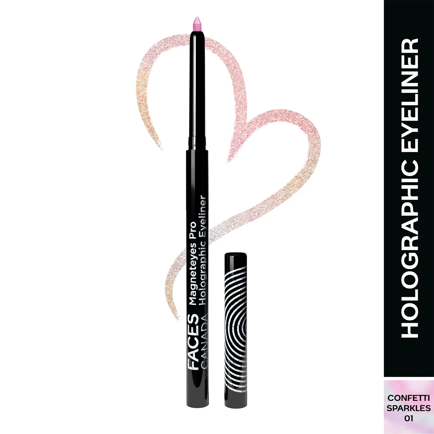 FC Magneteyes Pro Holographic Eyeliner Confetti Sparkles 01 0.25g