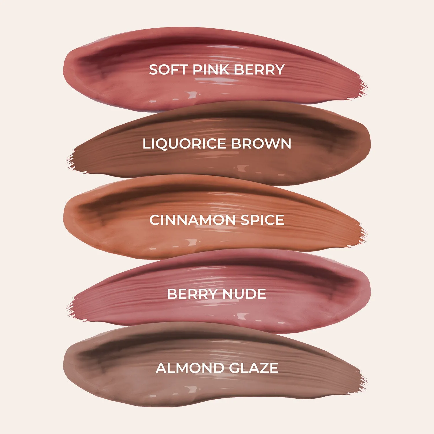 Full-Size Herb Enriched Matte Liquid Lipstick Kit - Set of 5