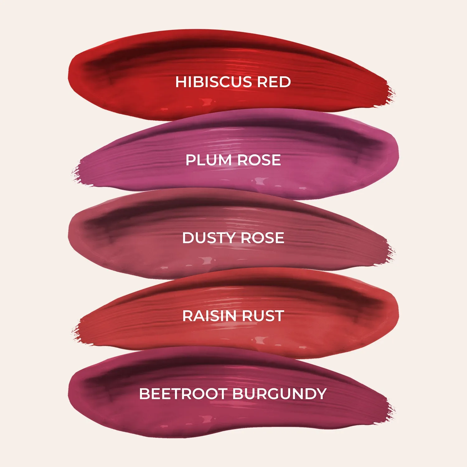 Full-Size Herb Enriched Matte Liquid Lipstick Kit - Set of 5