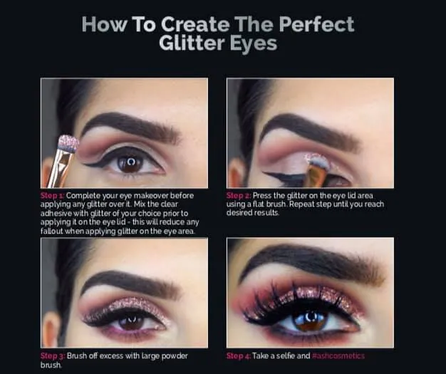 Glitter Eyeshadow Jewel Pink