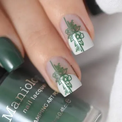 Greenhouse (B328) - Dusty Green Stamping Polish