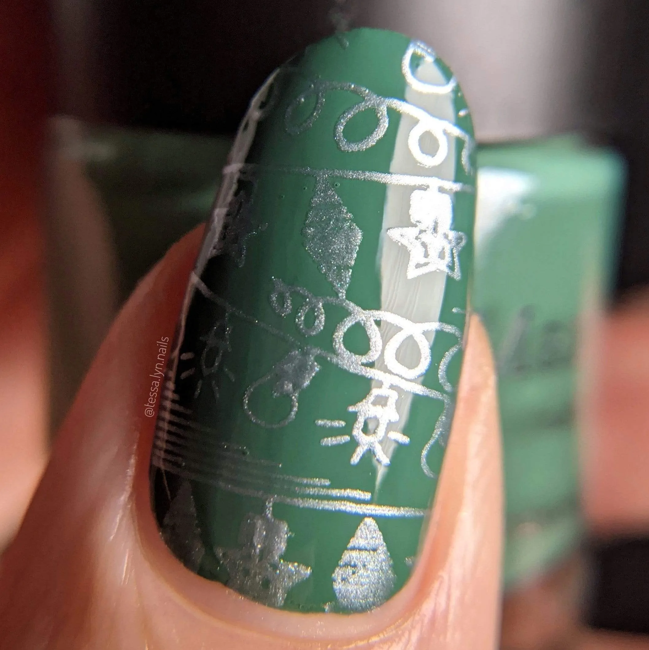 Greenhouse (B328) - Dusty Green Stamping Polish