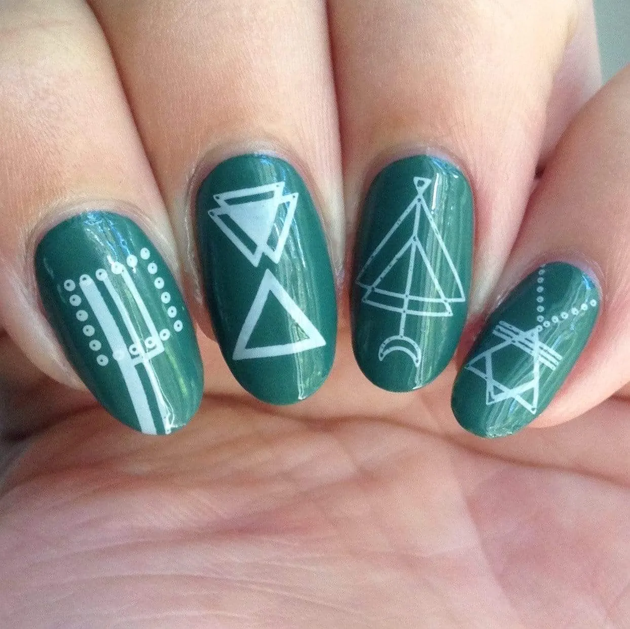 Greenhouse (B328) - Dusty Green Stamping Polish