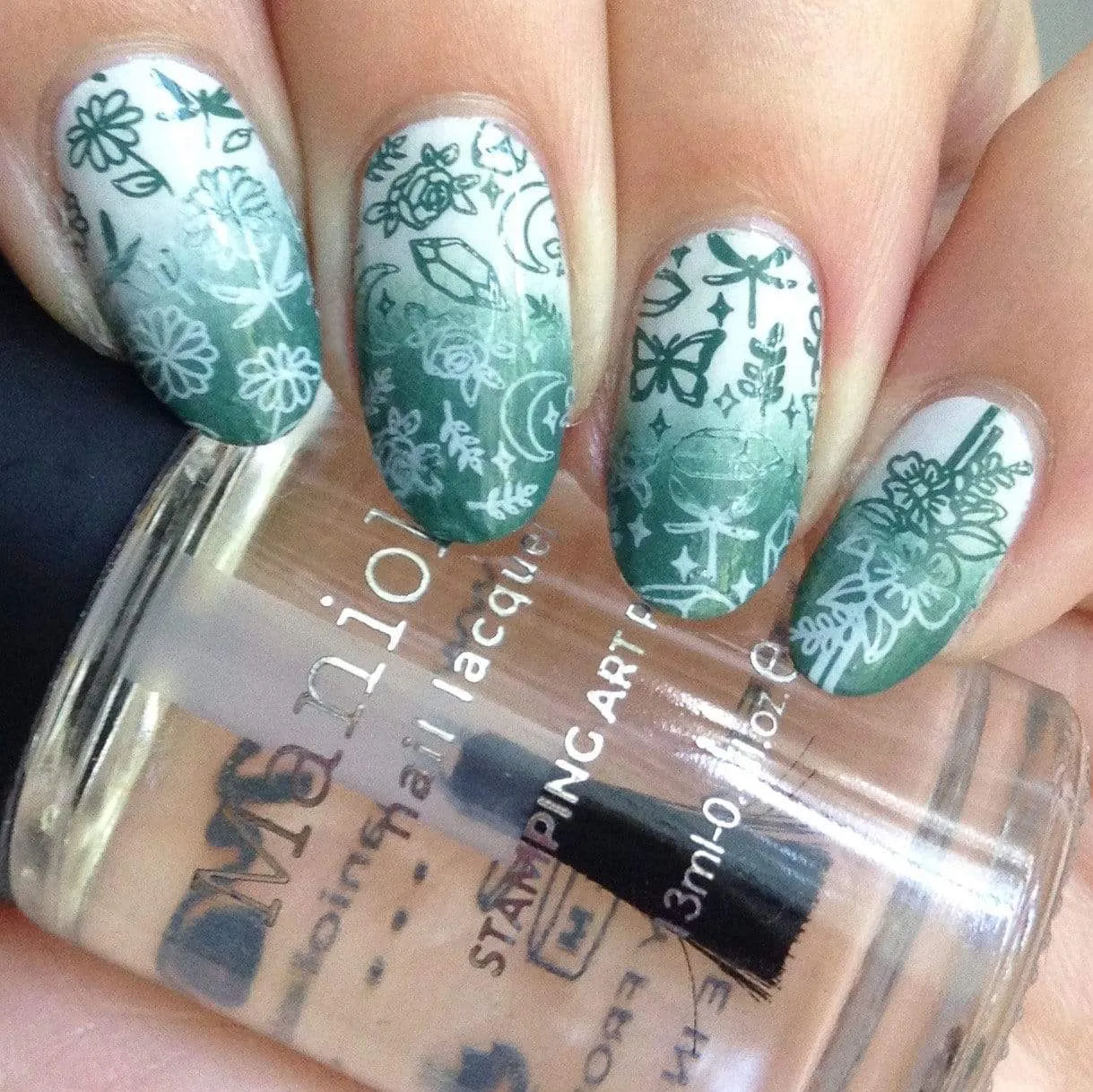 Greenhouse (B328) - Dusty Green Stamping Polish