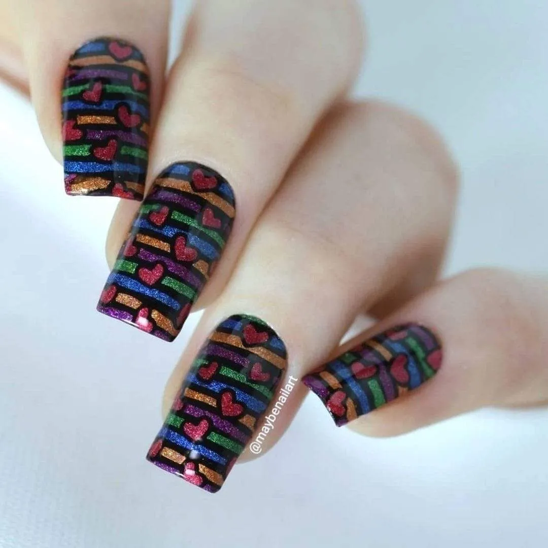 Hearts and Stars: Nail Stamping Starter Kit