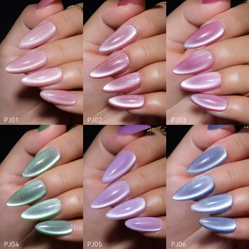 Hema-Free Cat Eye Gel Set-Pastel Jelly