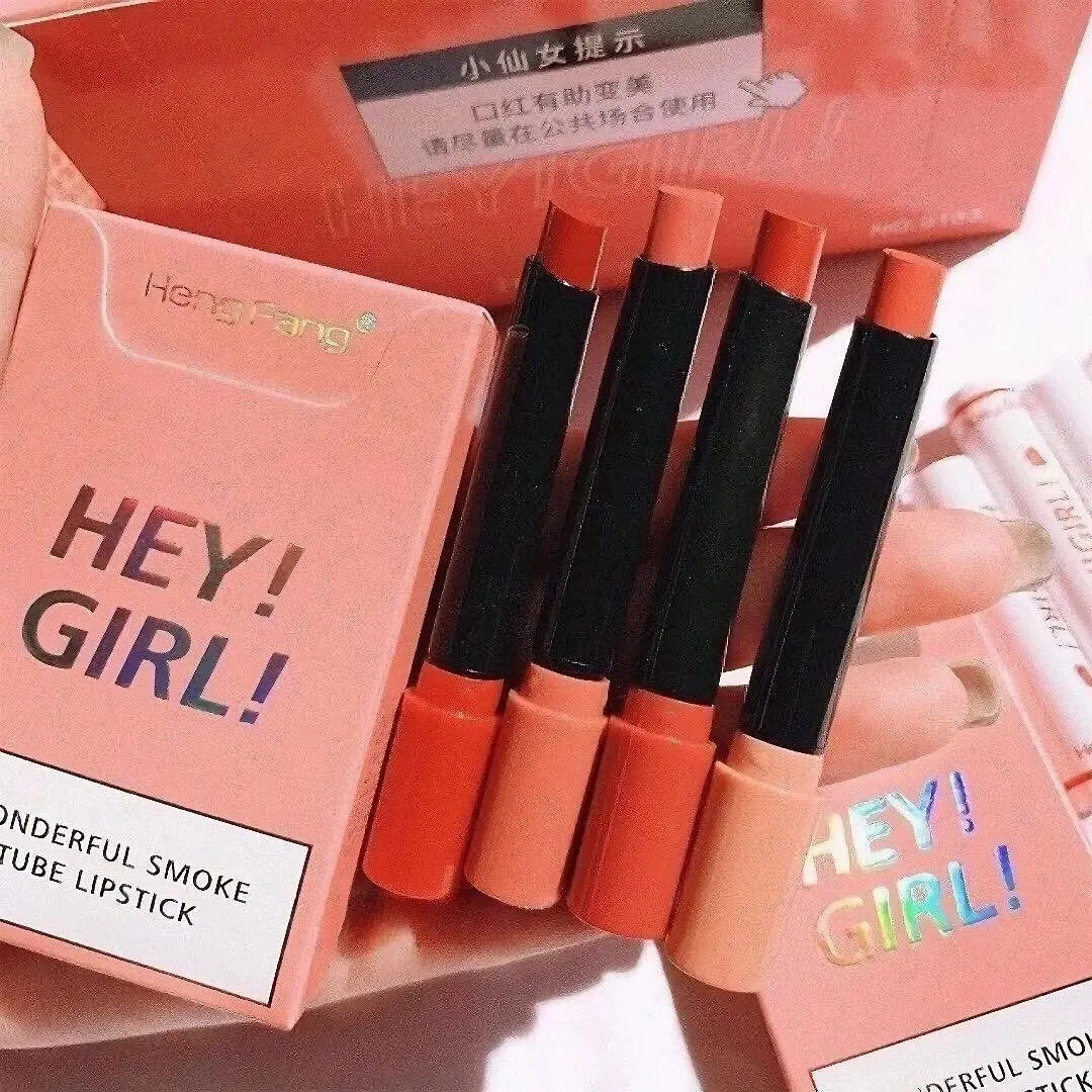 Heng Fang - 4 Color Hey Girl Cigarette Lipsticks