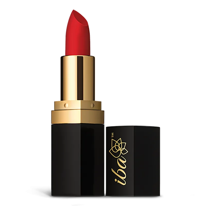 Iba Pure Lips Long Stay Matte Lipstick-M06 Bold Red