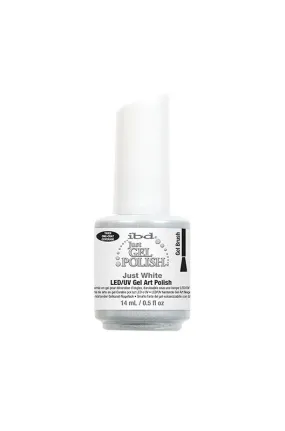 ibd Just White Gel Art 0.5 oz/Gel Brush