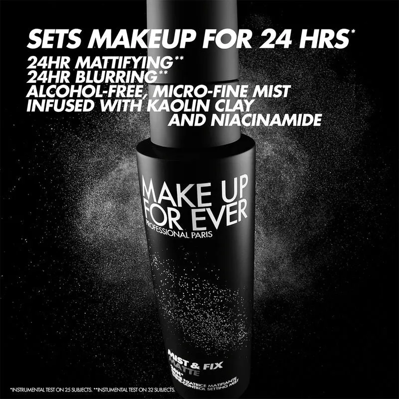 Make Up For Ever NEW Mist & Fix Matte 24HR Setting Spray