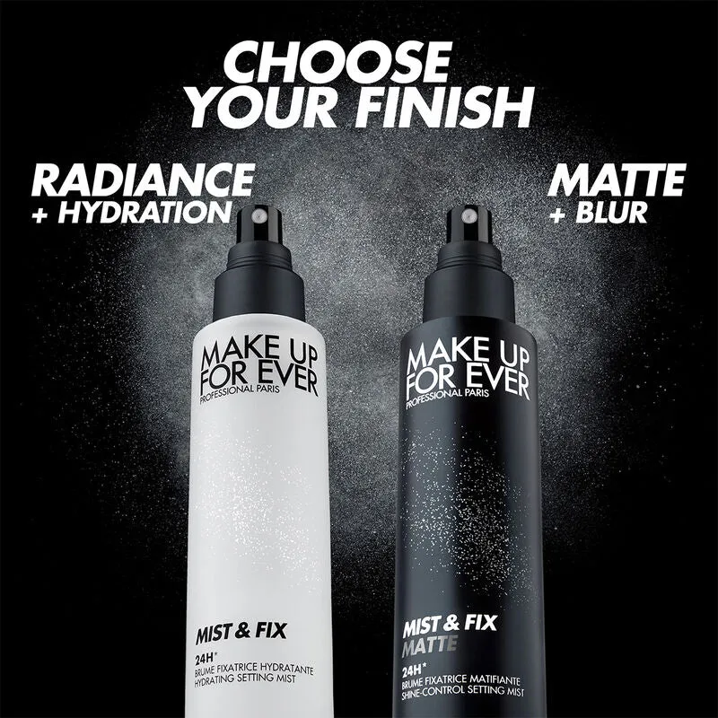 Make Up For Ever NEW Mist & Fix Matte 24HR Setting Spray