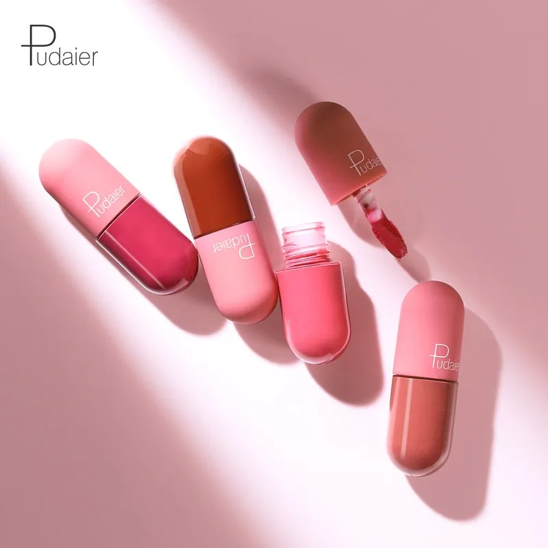 Mini Capsule Matte Liquid Lipstick Waterproof Red Velvet Lip Makeup