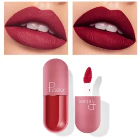 Mini Capsule Matte Liquid Lipstick Waterproof Red Velvet Lip Makeup