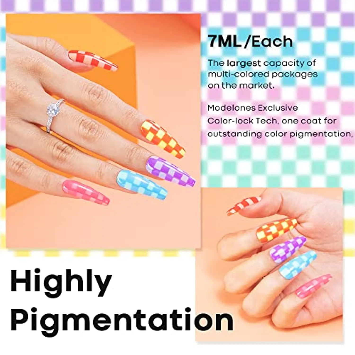 Modelones Gel Nail Polish Set, 36 Pastel Spring Summer Rainbow Colors 7ML Soft Pink Red Green Neon Gel Polish Glitter Soak Off LED Gel Nail Polish Kit Nail Art for Starter DIY Holiday Gift