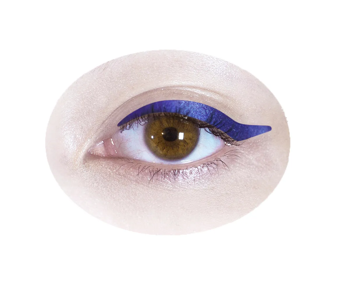 N°22 </br> Stick on eyeliners </br> bright colors - 4 shapes
