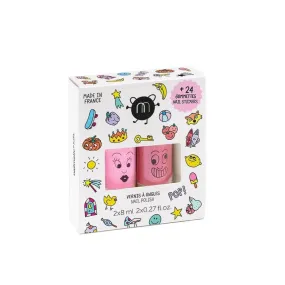 Nail Polish 2 Pack with Stickers - Dolly & Kitty
