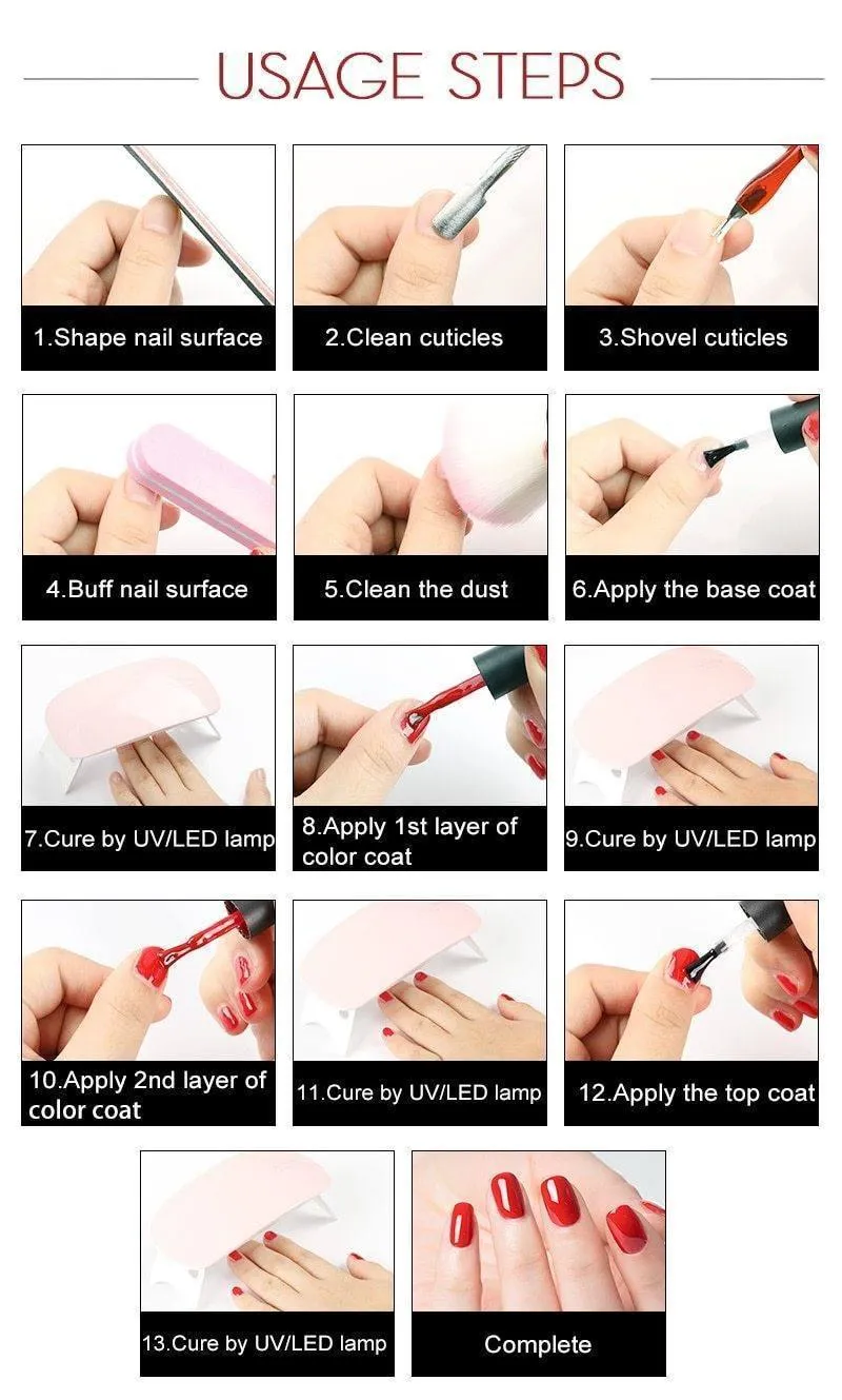 Nail Polish, Hybrid Gel Polishes