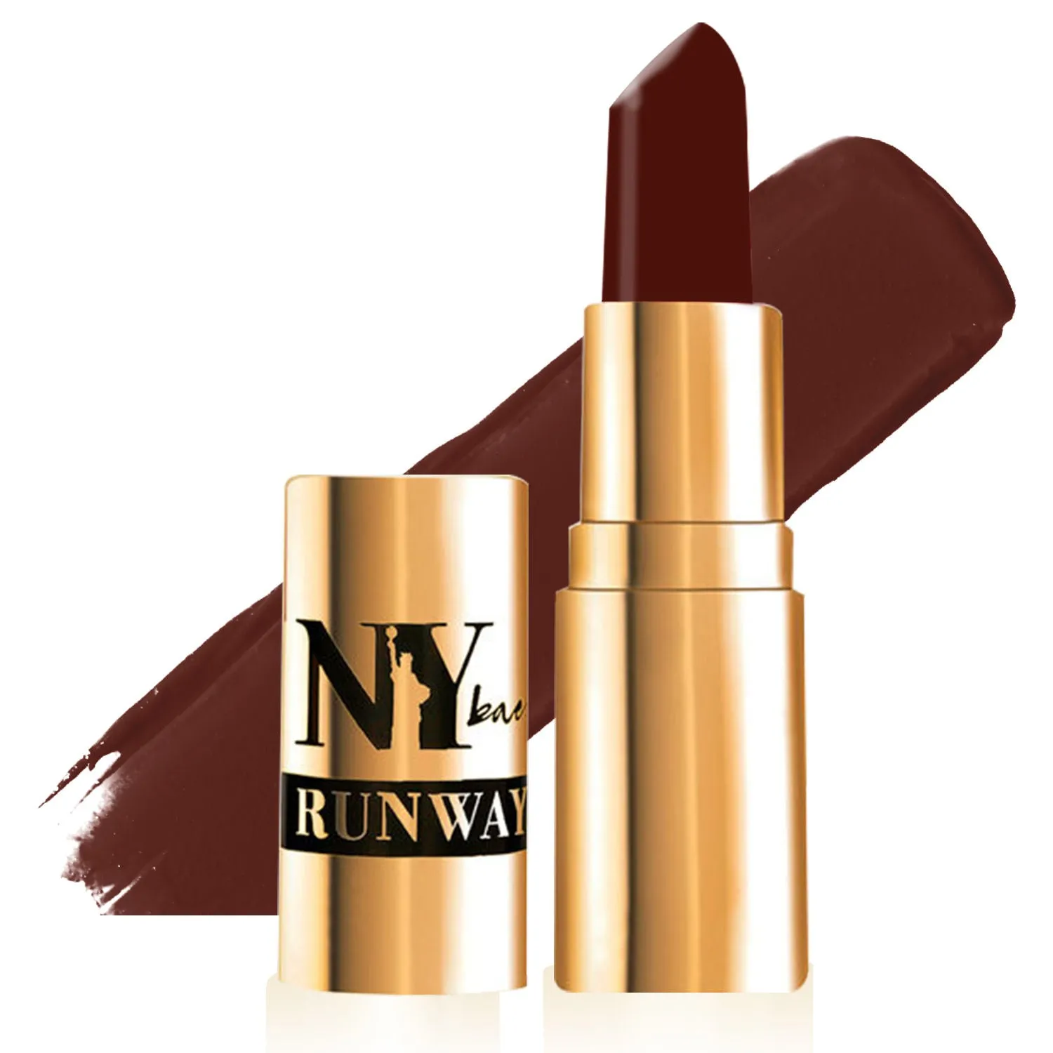 NY Bae Argan Oil Infused Matte Lipstick Runway Range Maroon - Glitterati 7 (4.5 g)