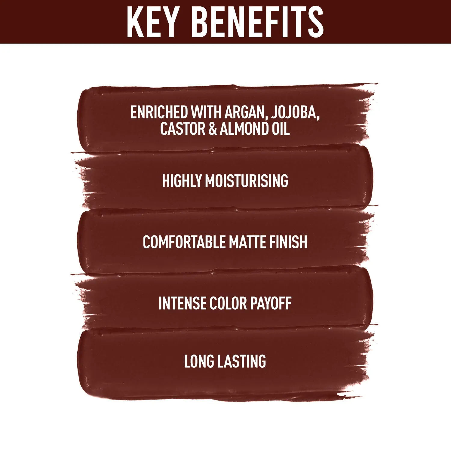 NY Bae Argan Oil Infused Matte Lipstick Runway Range Maroon - Glitterati 7 (4.5 g)
