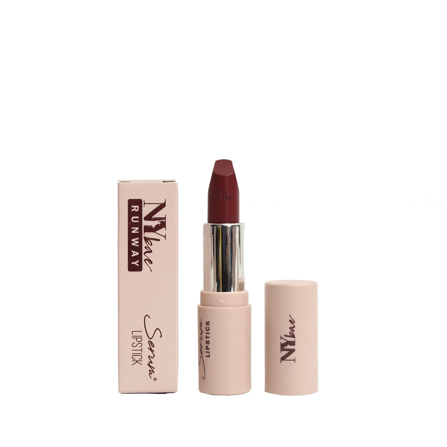 NY Bae Runway Serum Lipstick - Burgundy Dew 18 (4.8 g) | Burgundy | Highly Pigmented | Vitamin E & Fruit Oils | Lightweight | Non-Drying